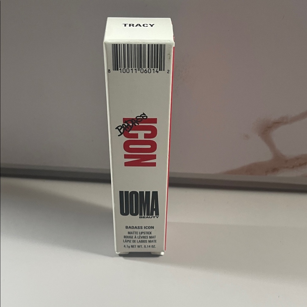 UOMA Beauty Badass Icon Matte Lipstick - Rich Brown